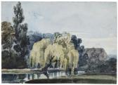 GIRTIN Thomas 1775-1802,A WEEPING WILLOW BESIDE A POND,Sotheby's GB 2018-07-04