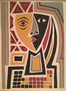 GISCHIA Leon 1903-1991,Personage cubist,Matsa IL 2017-12-11