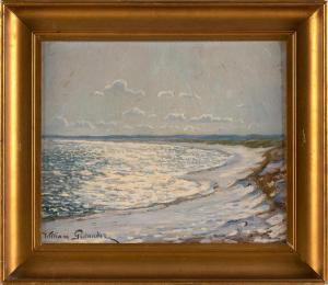 GISLANDER William 1890-1937,Coastal scene,Eldred's US 2022-11-03