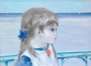 GISSON Andre 1921-2003,Young girl by the sea,Matsa IL 2024-01-29