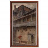 GIULIANO Bartolomeo 1825-1909,Casolare in una giornata di pioggia,Wannenes Art Auctions 2022-02-08