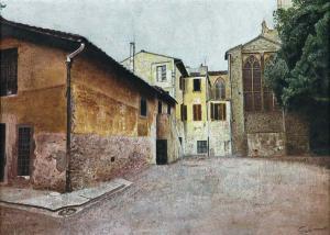 Giuliano Lorenzetti 1920,ABSIDE DI SANTACROCE,1977,Galleria Pananti Casa d'Aste IT 2008-04-05