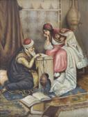 GIUSTO Fausto 1867-1941,Orientalische Interieurszene,Dobiaschofsky CH 2011-05-11