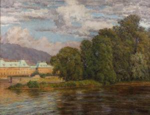 GLÖCKNER Emil Gustav Adolf 1868,Schloss Pillnitz,Mehlis DE 2021-08-26