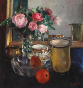 GLADE HILDEGARD 1885,Still Life with Roses,1920,Jackson's US 2015-11-17