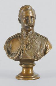 GLADENBECK Hermann 1827-1918,Vilmos Császár büsztje,Nagyhazi galeria HU 2006-10-18