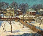 gladys vinson mitchell 1894-1968,''Back-yards'', Oak Park, Illinois,1922,Shannon's US 2005-10-20