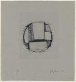 GLARNER Fritz 1899-1972,Drawing for Tondo No,1959,Swann Galleries US 2012-11-15