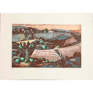 GLASER Milton 1929-2020,View Near Radda,Ripley Auctions US 2013-05-02