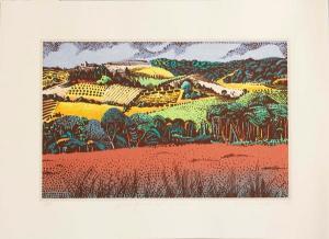 GLASER Milton 1929-2020,View Near Viopaia,Ripley Auctions US 2013-05-02