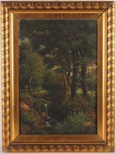 GLASER Moritz 1856-1920,Landschaft mit Bach,Leipzig DE 2021-03-06