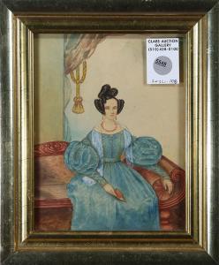 GLASGOW SCHOOL,Portrait of Mary Sabor,1841,Clars Auction Gallery US 2017-09-16