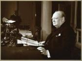 GLASS Douglas 1901-1978,Portrait of Sir Winston Churchill,1954,Bloomsbury London GB 2007-12-19