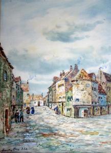 GLASS Margaret 1950,street scene,Ewbank Auctions GB 2012-12-12