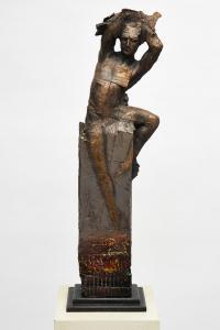 Glassborow Steven 1951,Dancing Figure hand painted ceramic and,Shapiro AU 2018-03-20