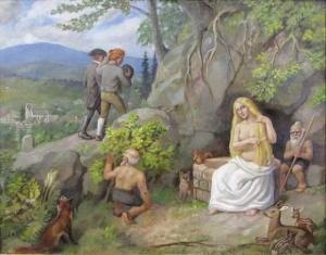 GLATTACKER Adolf,Die Häfnet-Jungfrau nach dem Gedicht von Johann Pe,1933,Peege Frank 2009-12-05