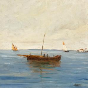 GLATTER Armin 1861-1931,Fishermen on the water,Pinter HU 2020-08-15
