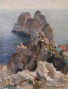 GLAUBACHER Franz 1896-1974,Die Faraglioni auf Capri,Palais Dorotheum AT 2019-05-07