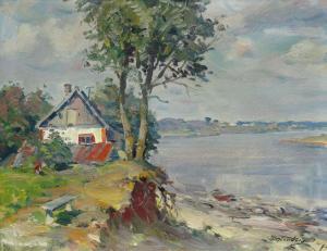 Glaudans Pavils 1915-1968,Cottage by the river,Antonija LV 2022-09-10