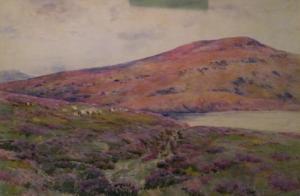GLAZIER Richard 1800-1900,Moorland landscape,1896,David Lay GB 2013-01-24