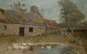 GLEDHILL James 1884-1891,An old cottage, Llanbear,Bonhams GB 2006-04-11