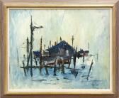 GLEESON Gerard Collins 1915-1986,Harbor Scene,1966,Clars Auction Gallery US 2009-08-09