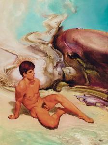 GLEESON James Timothy 1915-2008,Nude in Psychoscape,Menzies Art Brands AU 2023-11-29