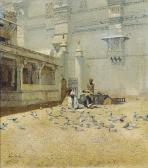 GLEICH John 1879-1927,the inner courtyard of the palace of the maharajah,1966,Sotheby's 2004-11-17