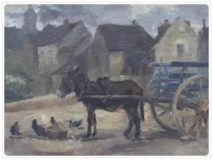 GLEICHEN Helena 1873-1947,A DONKEY CART,Horner's GB 2018-04-21