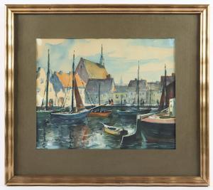 GLEISSNER Hans 1880-1935,Hafen,Von Zengen DE 2021-03-26