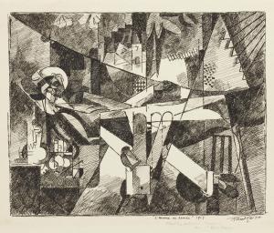 Gleizes Albert 1881-1953,L'homme au hamac,1913,Christie's GB 2012-05-23