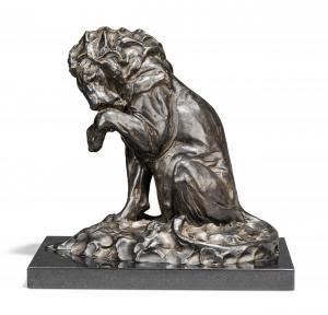 GLEN Robert 1940,Sitting Lion,1996,Christie's GB 2023-06-08