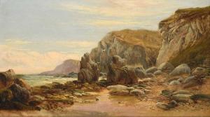 GLENDENING Snr. Alfred Augustus 1840-1921,Seashor,1871,Tennant's GB 2023-11-11