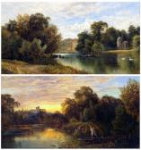 GLENDENNING Alfred Augustus 1840-1910,River Views of Kew,Keys GB 2012-07-13