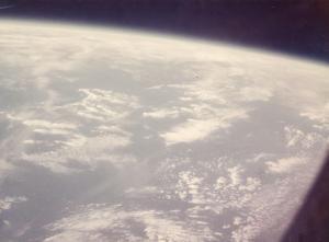 GLENN John 1921-2016,The first photograph from space taken by man, Merc,1962,Dreweatts GB 2015-02-26