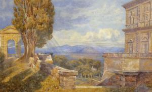 GLENNIE Arthur 1803-1890,Expansive Italianate Landscape,Duggleby Stephenson (of York) UK 2021-02-26
