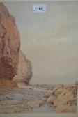 GLENNIE George F.,figures on a rocky beach beneath cliffs,1890,Lawrences of Bletchingley 2017-06-06
