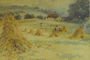 GLENNIE George F.,Kent harvest landscape,Burstow and Hewett GB 2018-06-21