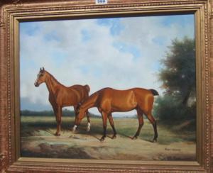 GLEYRE Robin,Horses in a field,Bellmans Fine Art Auctioneers GB 2010-10-06
