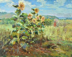 GLINOV Anatoli 1917-1997,Sunflower,Trinity Fine Arts, LLC US 2009-05-30