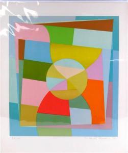 GLOECKNER Michiel Theobald,abstract geometric composition,1974,Winter Associates 2018-10-29