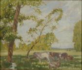 GLONE AM,Cattle shaded by trees,Shapes Auctioneers & Valuers GB 2009-03-07