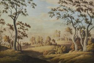 GLOVER Jnr. John,Nile Valley Landscape with Ben Lomond in Distance,1850,Leonard Joel 2013-12-03