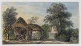 GLOVER John 1767-1849,An open barn in a landscape,Woolley & Wallis GB 2009-09-02