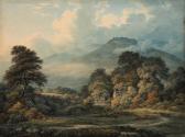 GLOVER John 1767-1849,Extensive Landscape with Distant Mountains,1830,Heritage US 2009-10-21