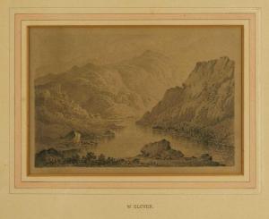 GLOVER William 1812-1833,Mountainous Lake,Reeman Dansie GB 2024-02-13