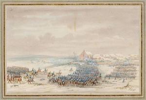 GOBAUT Gaspard 1814-1882,Battle scene,Galerie Koller CH 2015-09-18