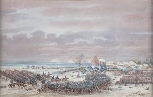 GOBAUT Gaspard 1814-1882,Scène de bataille,Saint Germain en Laye encheres-F. Laurent FR 2022-07-02