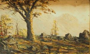 GOBERT Paul 1891-1963,Paysage de montagne,Sadde FR 2017-06-12