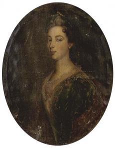 GOBERT Pierre 1662-1744,Portrait of a lady, bust-length, in a green dress ,Christie's GB 2006-09-17